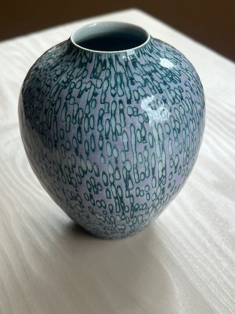 Stunning Blue Artisanal Vase